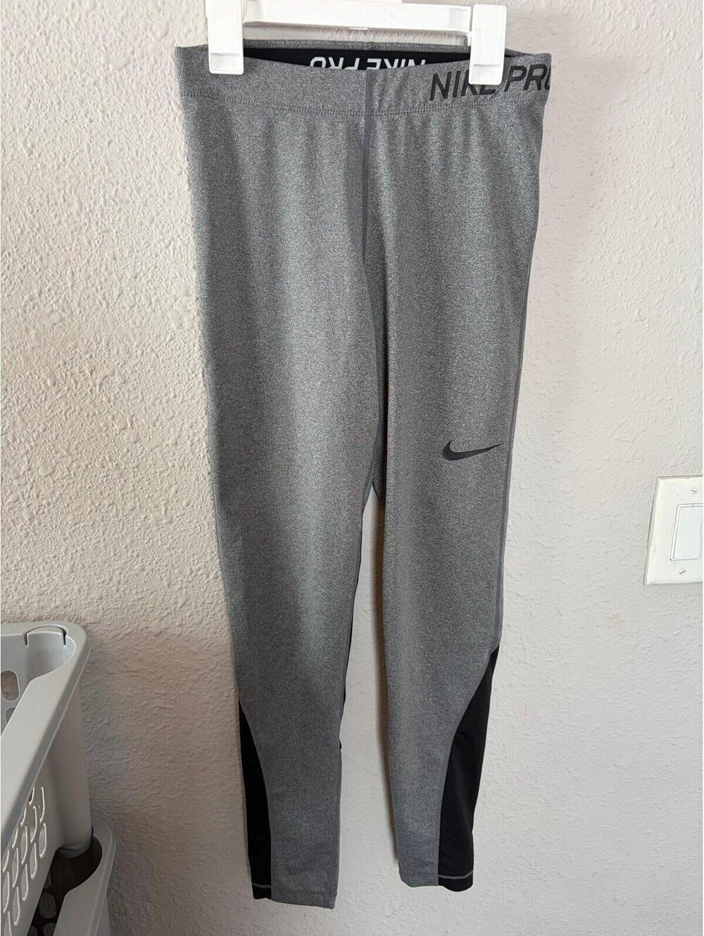 Nike Pro Dri Fit Grey Leggings size M women's
